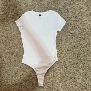 White Adults Body Suit
